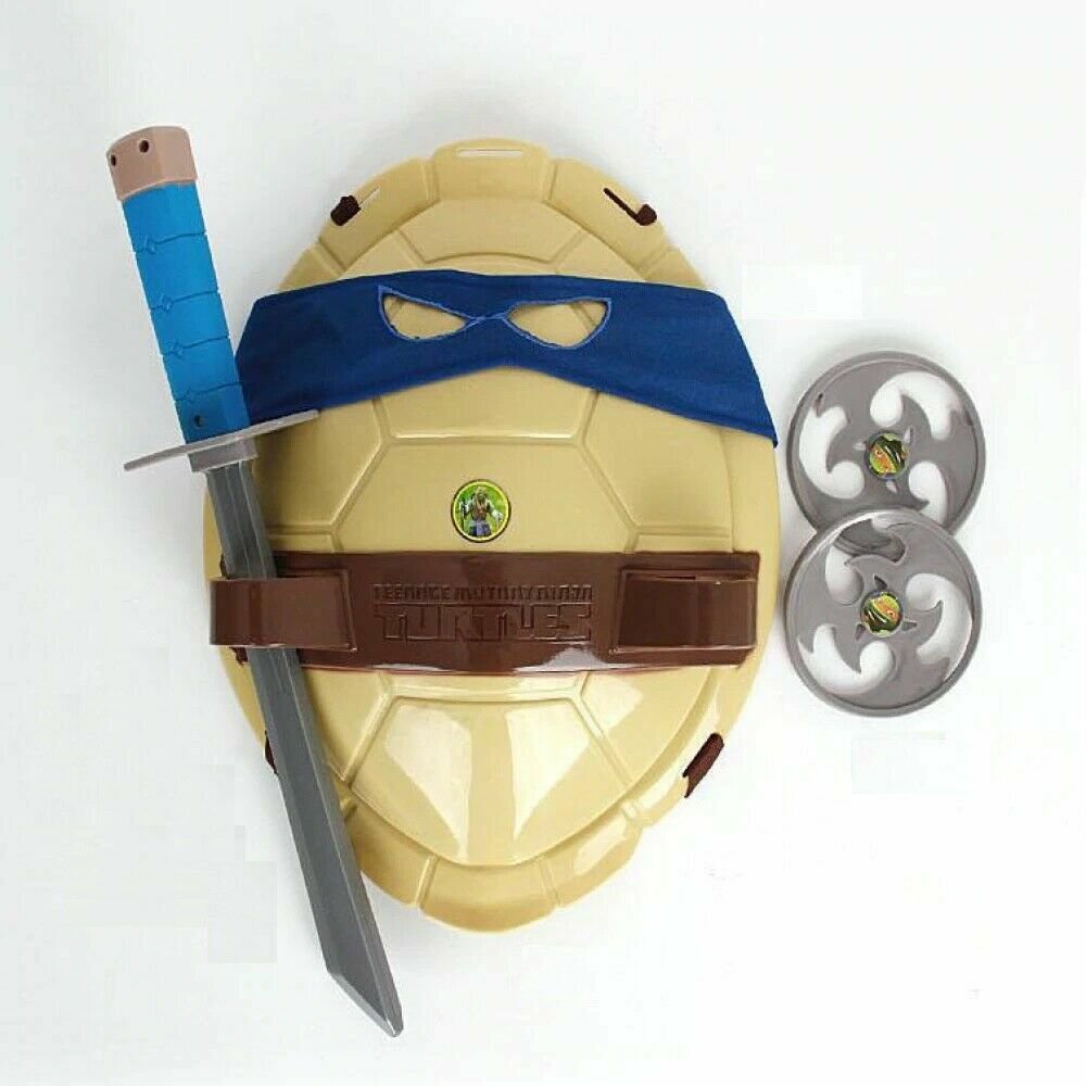 A TMNT Teenage Mutant Ninja Turtles Costume Shell & Weapon X set