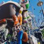 Lovely Toy Story Sheriff Woody helps hooded Buzz Car/Motorcycle Hanging Doll toy