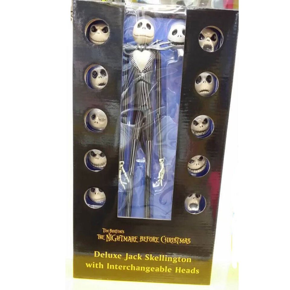 Fun Nightmare Before Christmas Jack Skellington w/ Interchangeable Heads Figure