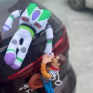 Awesome Toy Story Sheriff Woody help Buzz Outside Car/Motorcycle Hang Doll toy