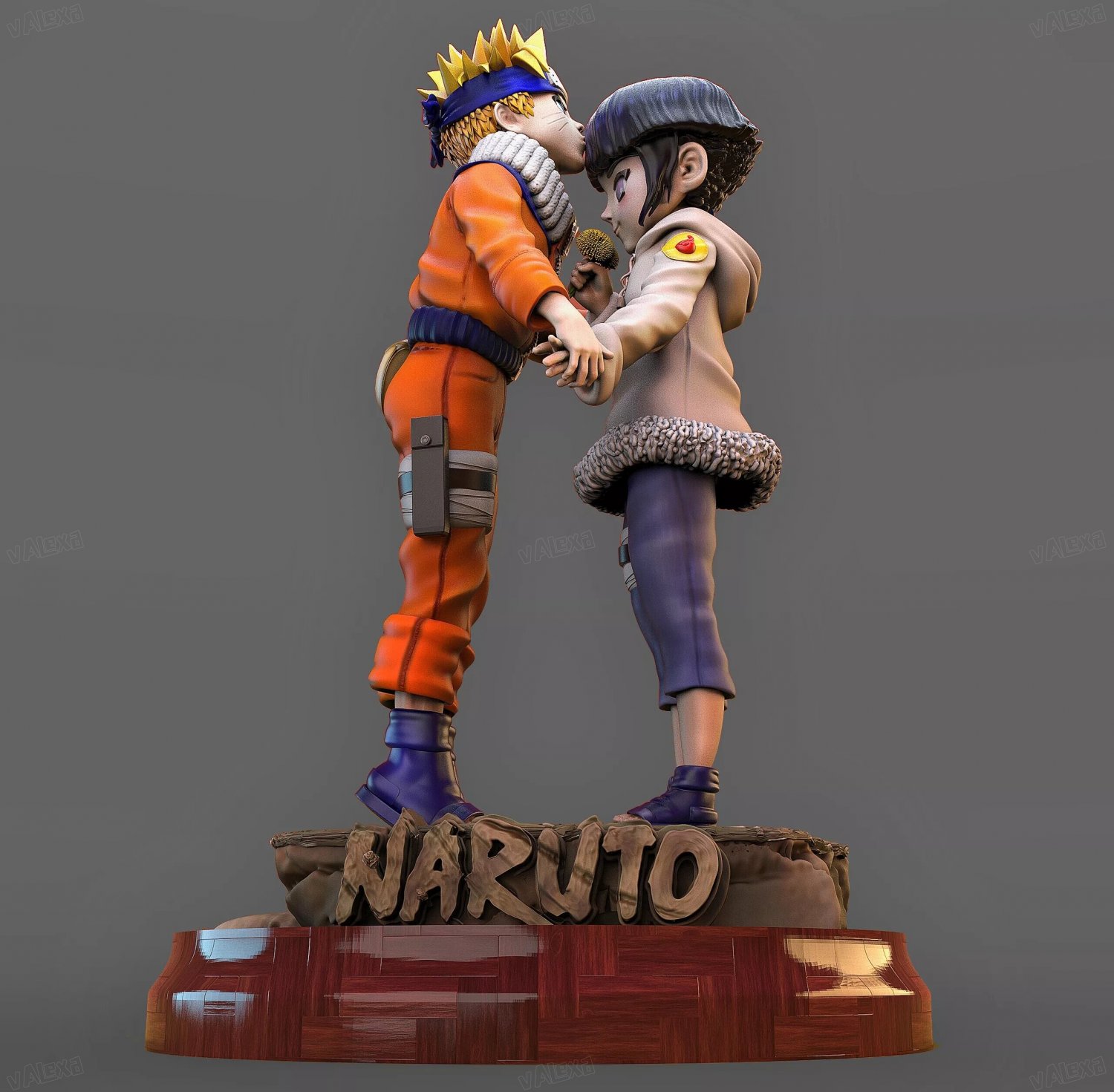 Naruto+Hinata STL FILE 3D