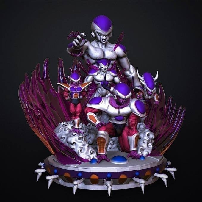 Frieza evolutions diorama