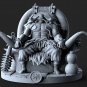 Kaido on Throne from Onepiece Anime STL FILE 3D
