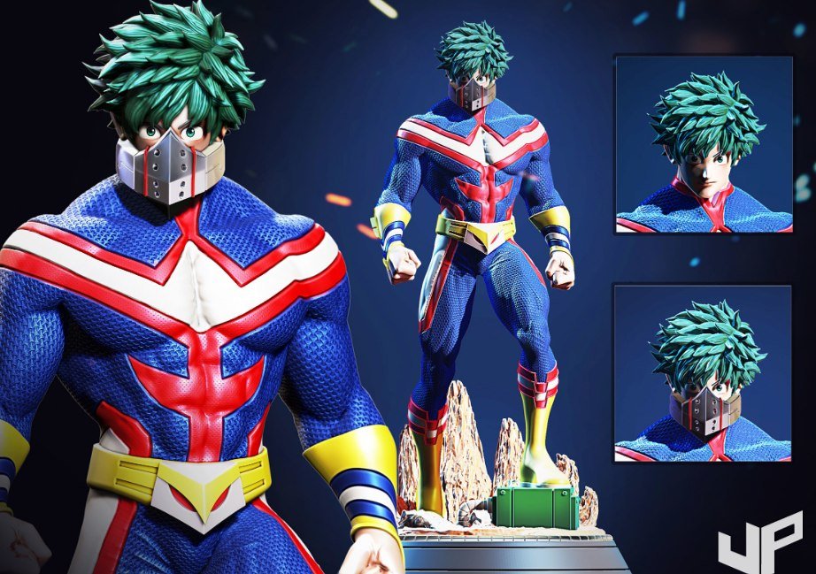 Midoriya Izuku from My Hero Academia STL FILE 3D