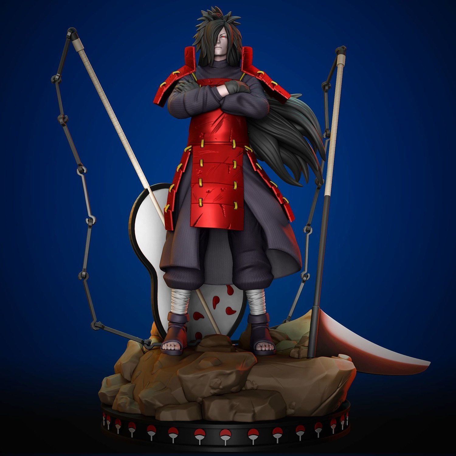 Madara from Naturo Anime STL FILE 3D