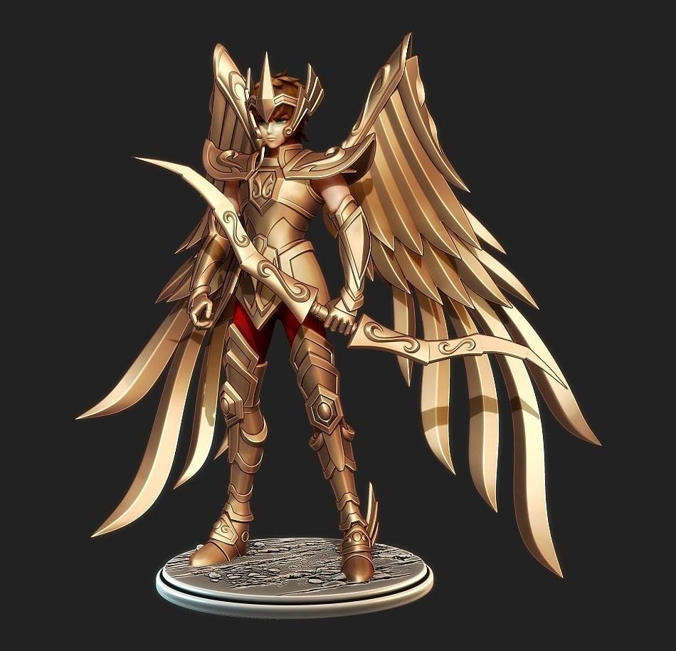 Saint Seiya Aiolos Sagittarius STL FILE 3D
