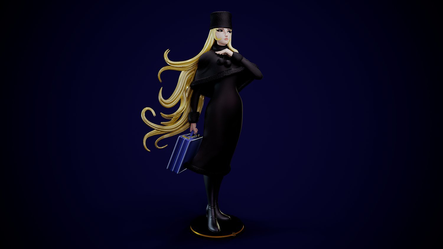 Maetel from Galaxy Express 999 STL FILE 3D model