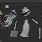 Maetel from Galaxy Express 999 STL FILE 3D model