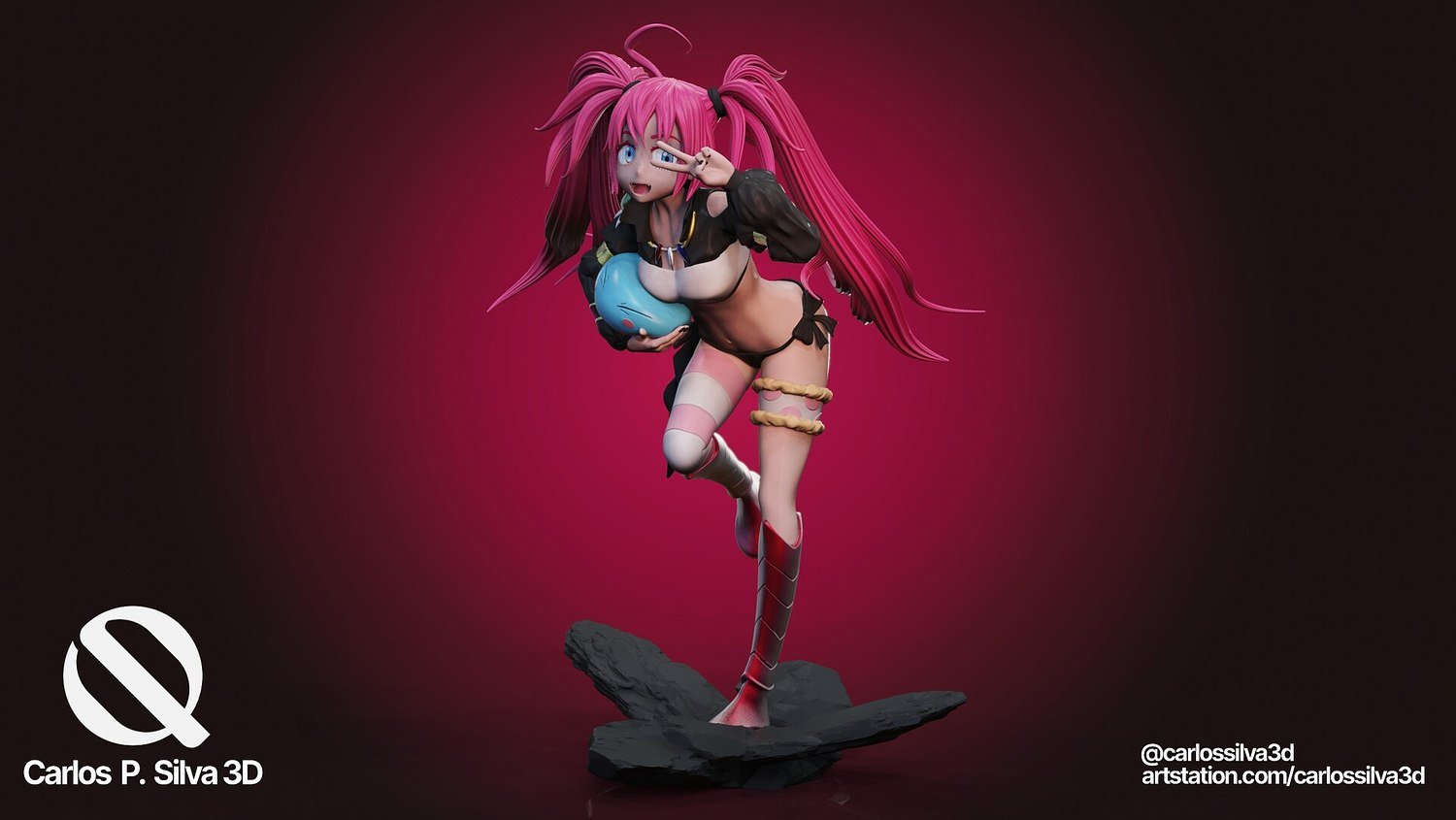 Milim Nava From That Time I Got Reincarnated as a Slime STL FILE 3D model