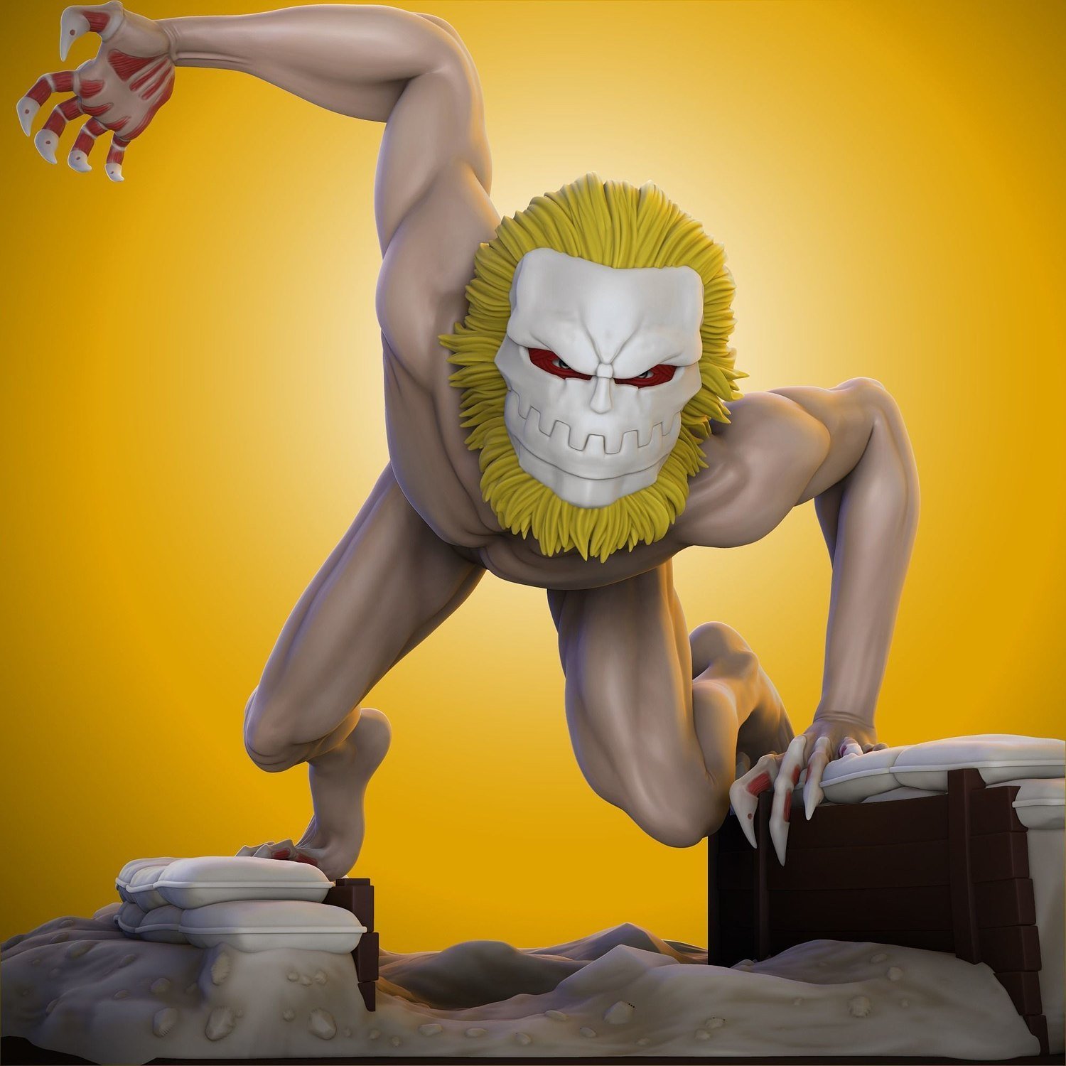 Jaw Titan V2 From Attack On Titan STL FILE 3D model