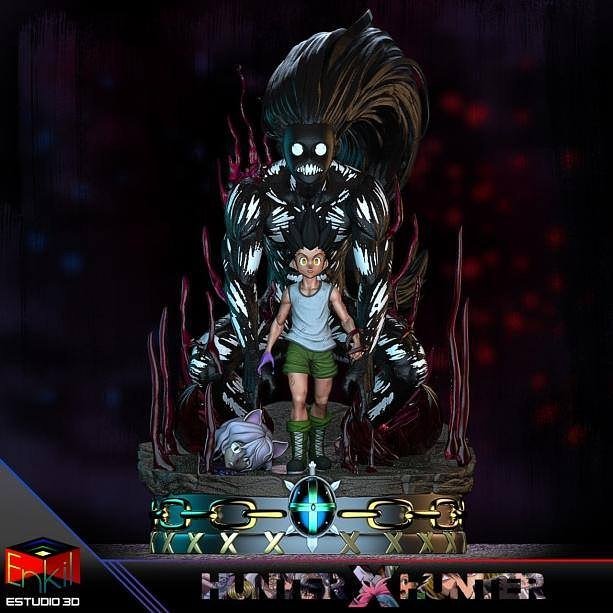 Gon Freecss From Hunter x Hunter STL FILE 3D model