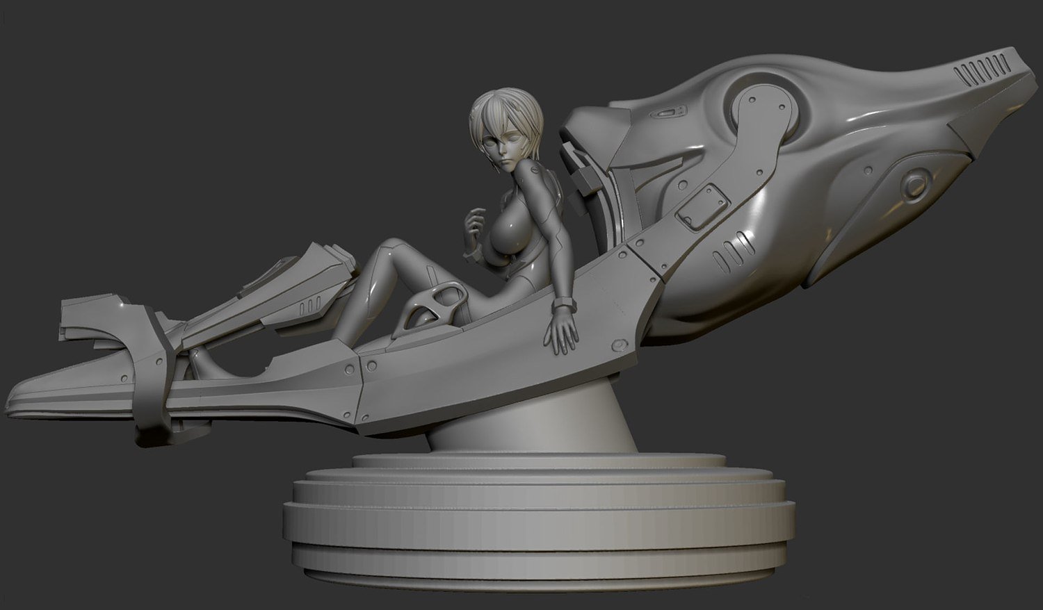 Rei From Evangelion STL FILE 3D model