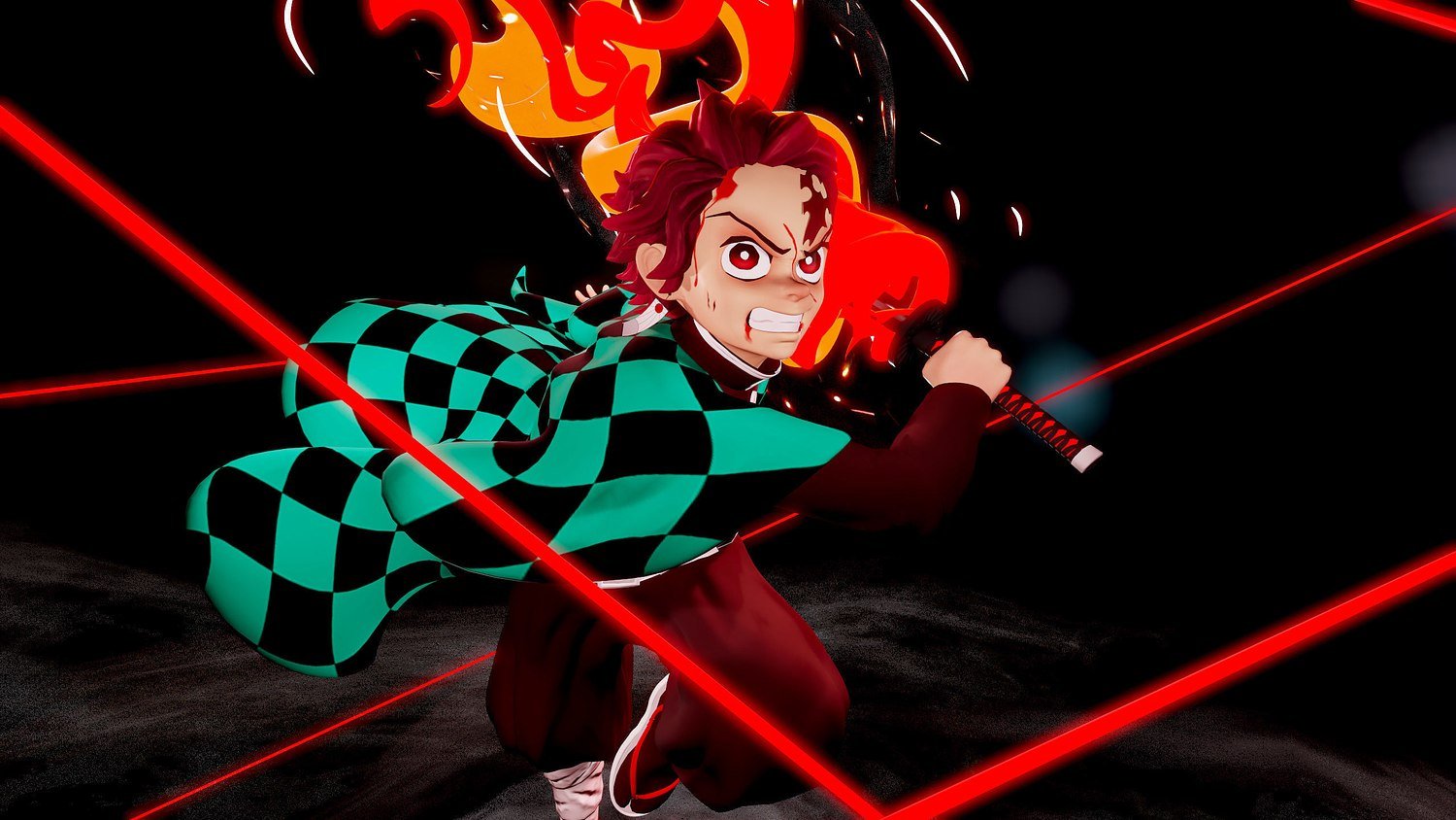 Tanjiro V2 From Demon Slayer STL FILE 3D model