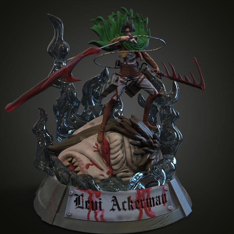 Levi Ackerman From Attack On Titan STL FILE 3D model