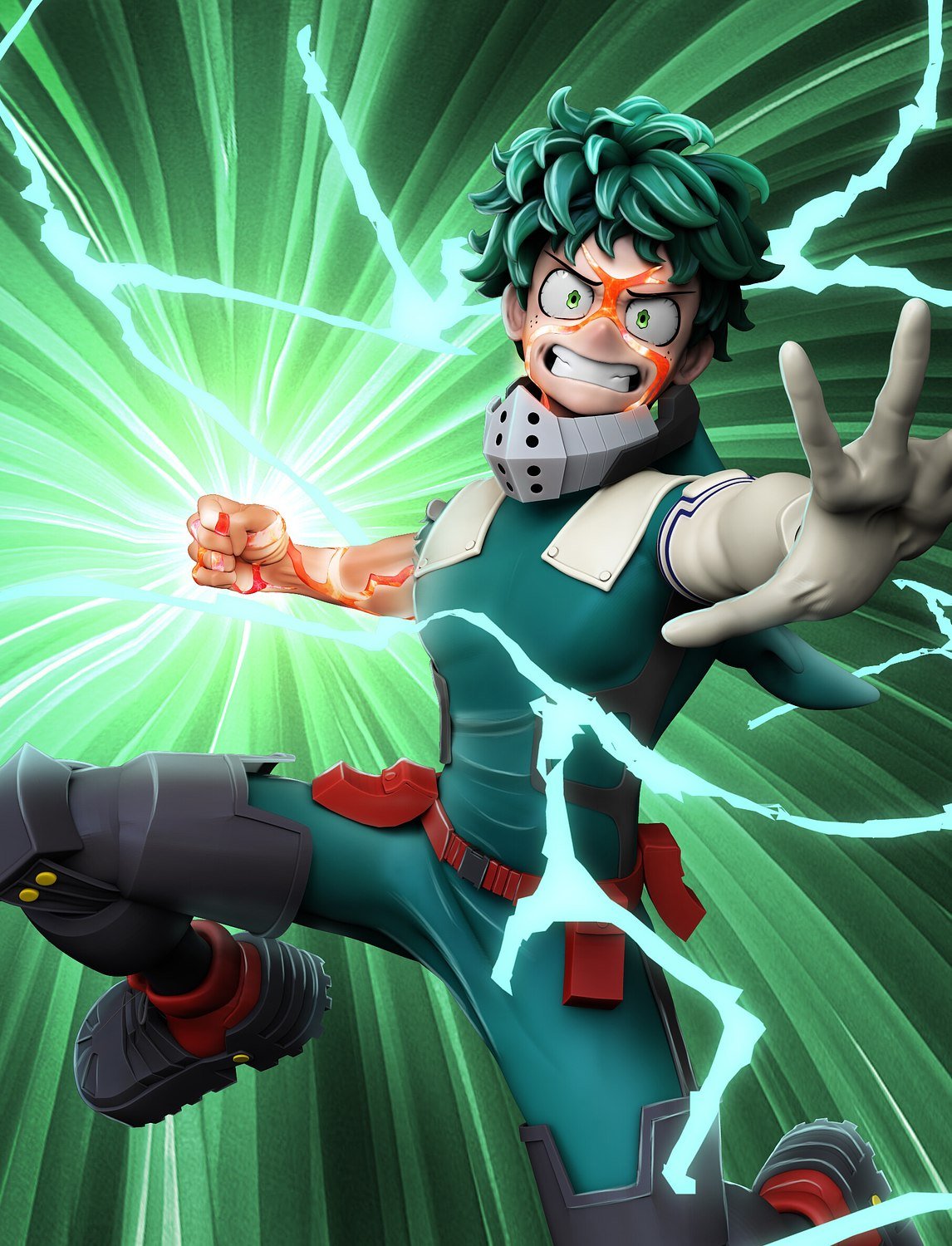 Midoriya Izuku V2 from My Hero Academia STL FILE 3D model