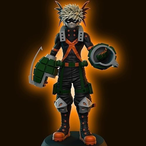 Bakugo V3 from My Hero Academia STL FILE 3D model