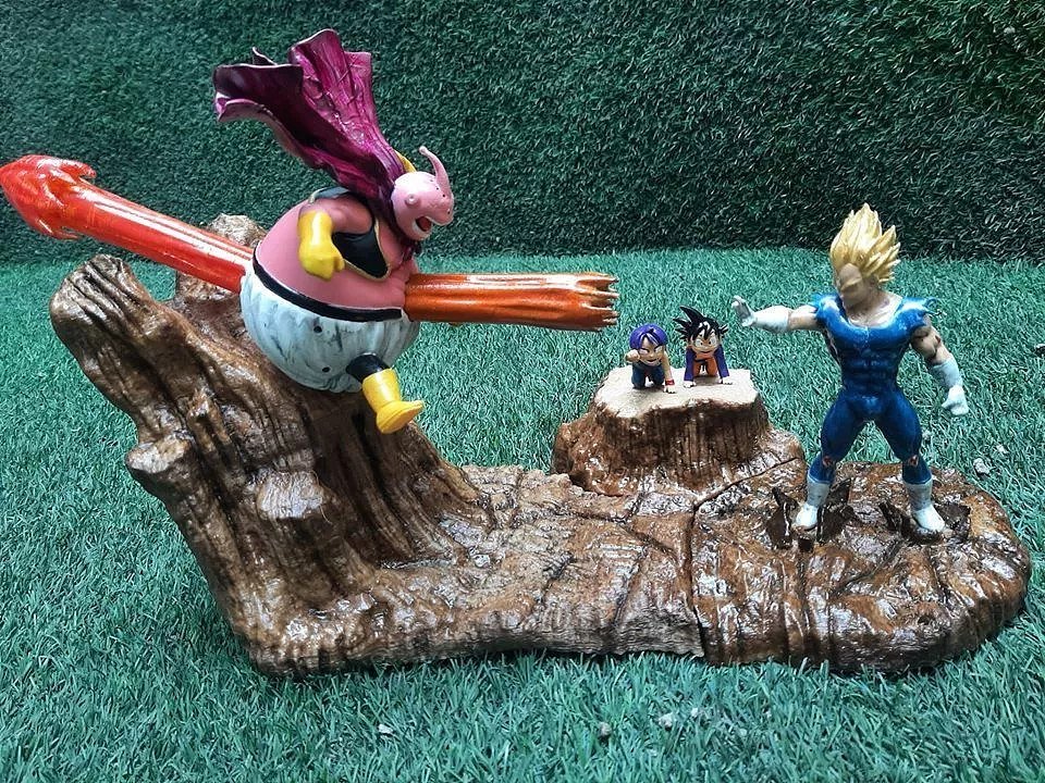 Vegeta vs Majin Buu Diorama From DragonBall STL FILE 3D model