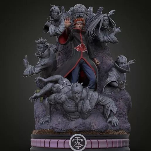 Pain Akatsuki From Naruto STL FILE 3D model