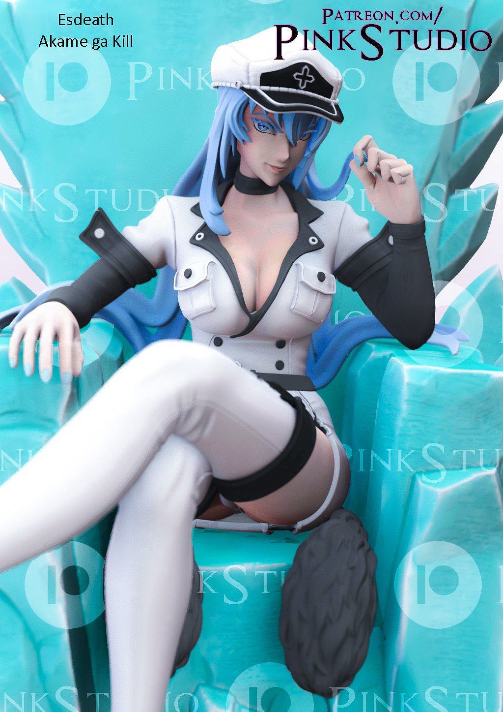 Esdeath From Akame Ga Kill STL FILE 3D model