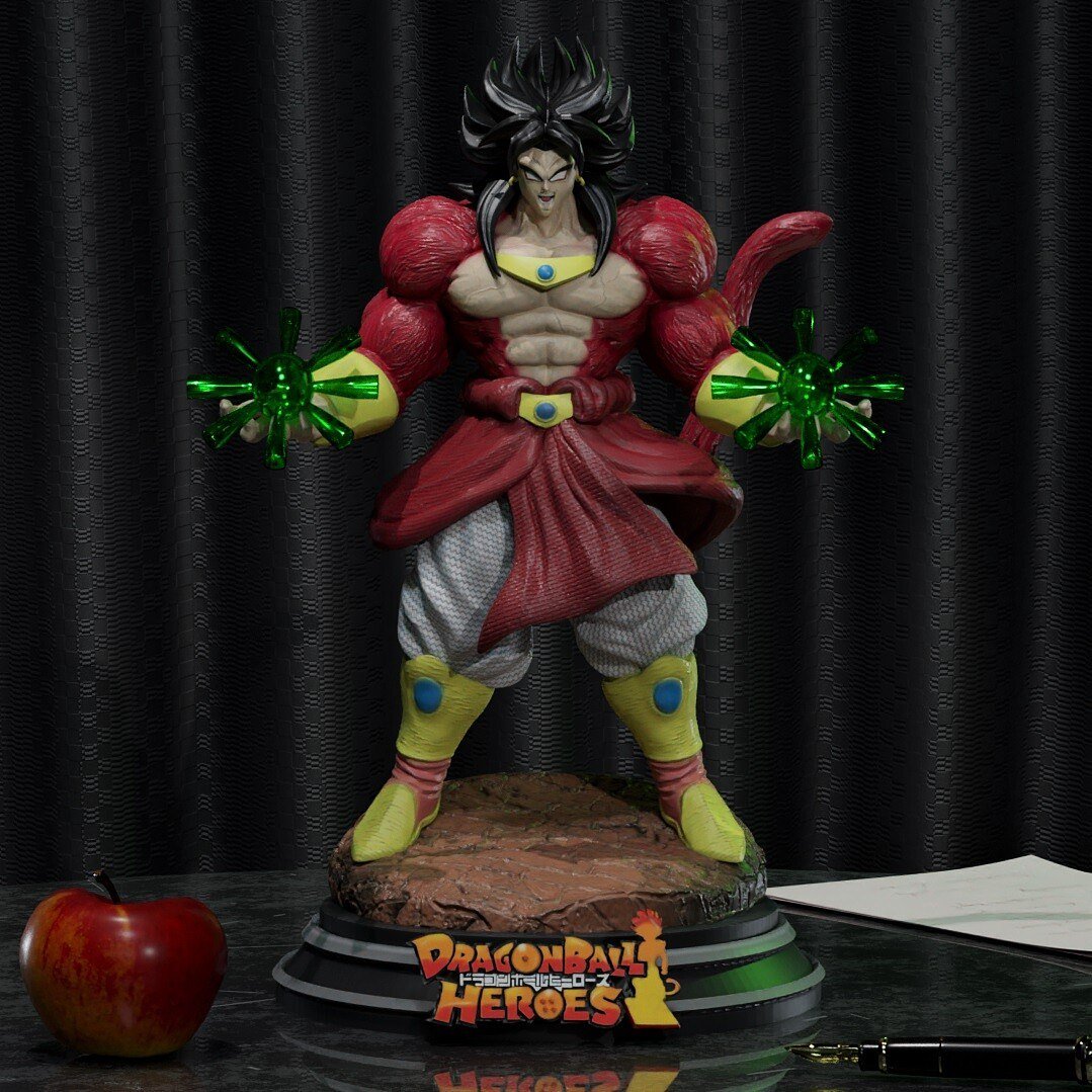 Broly Super Saiyan 4 From DragonBall STL FILE 3D model
