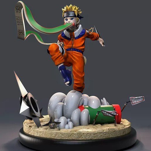 Uzumaki Naruto From Naruto STL FILE 3D model