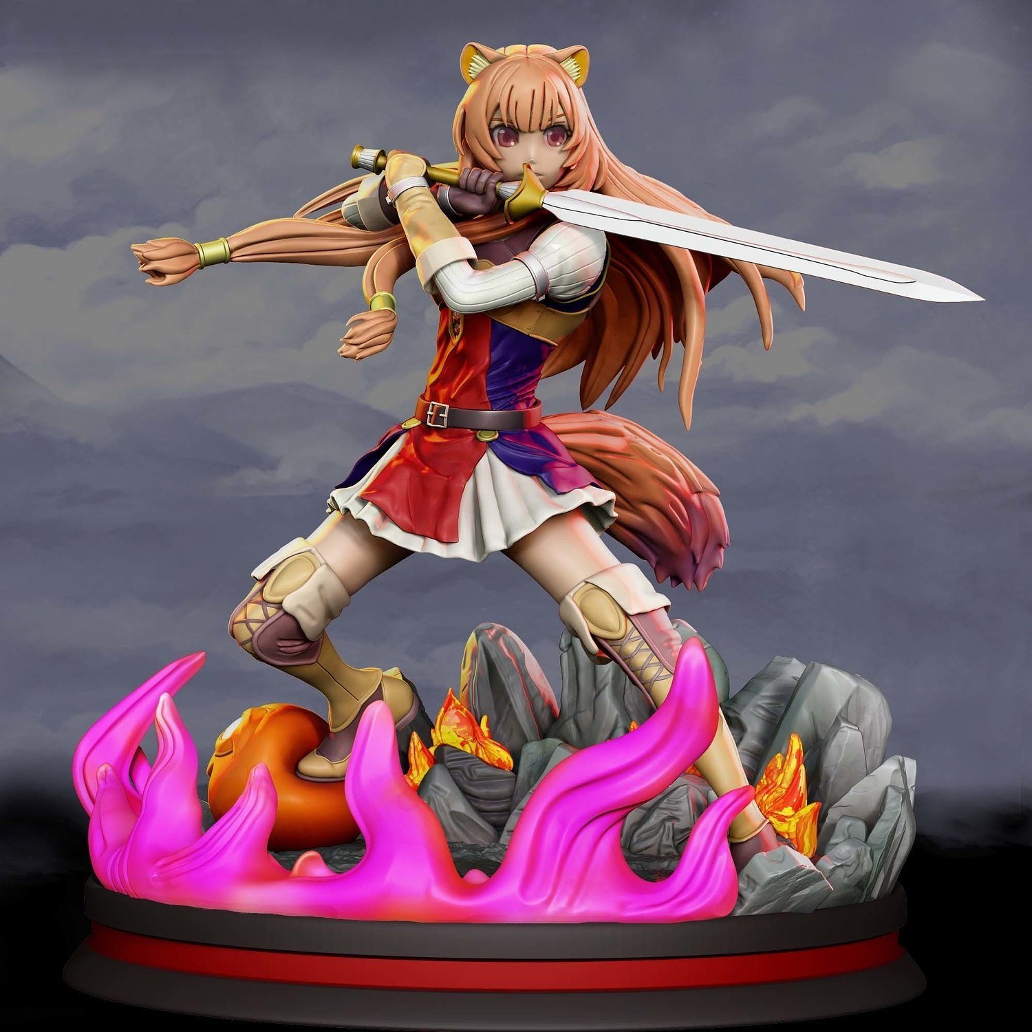 Raphtalia V3 from The Rising of the Shield Hero STL FILE 3D model
