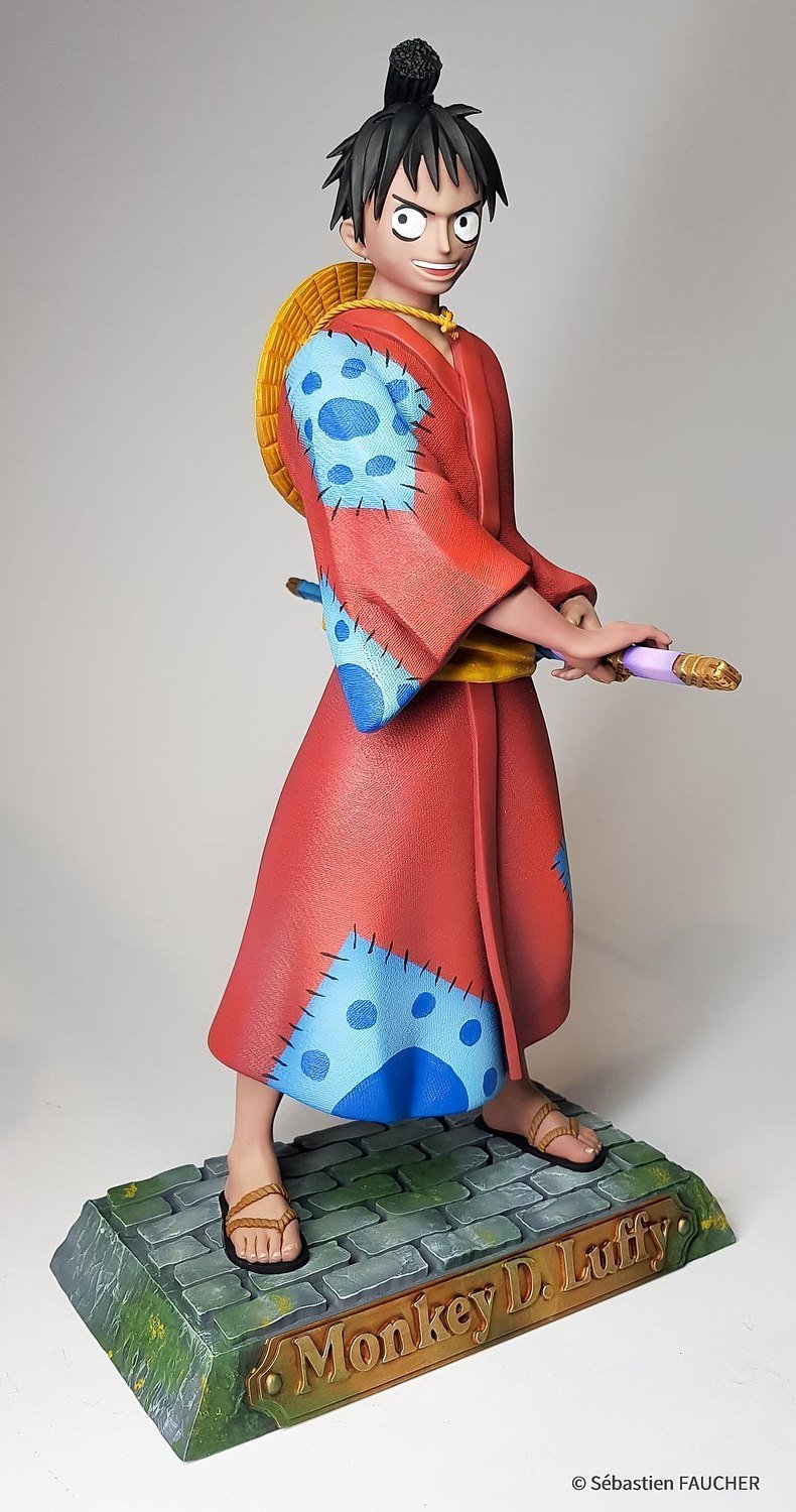 Luffy Japan World Fanart STL FILE 3D model