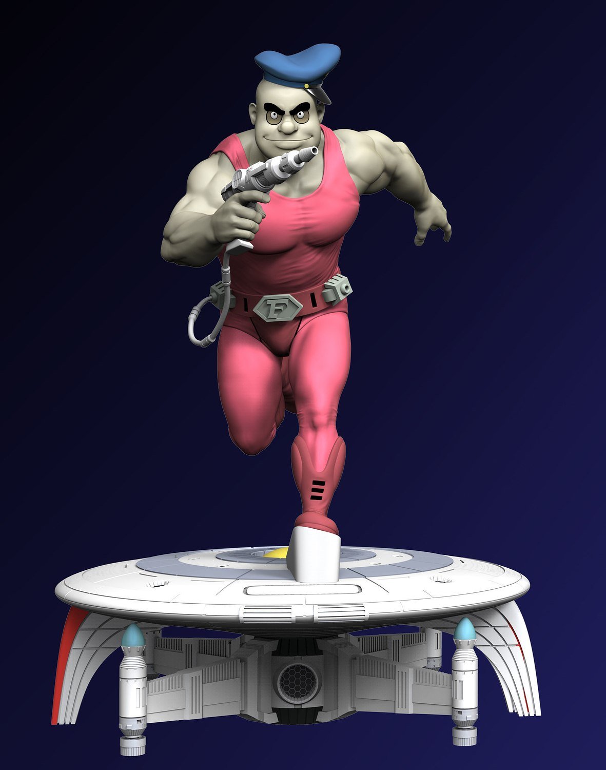 Otho From Captain Future STL FILE 3D model