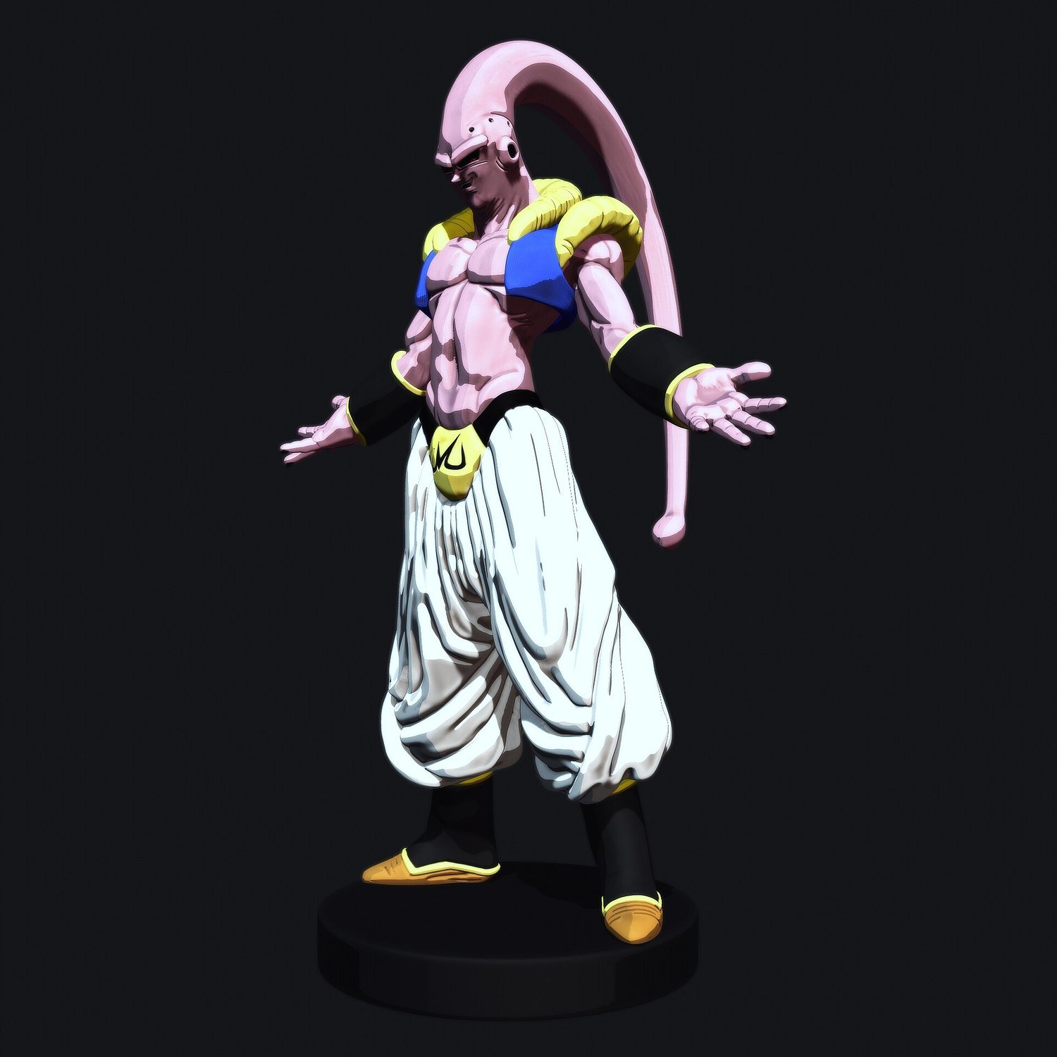 Super Buu V2 From DragonBall STL FILE 3D model
