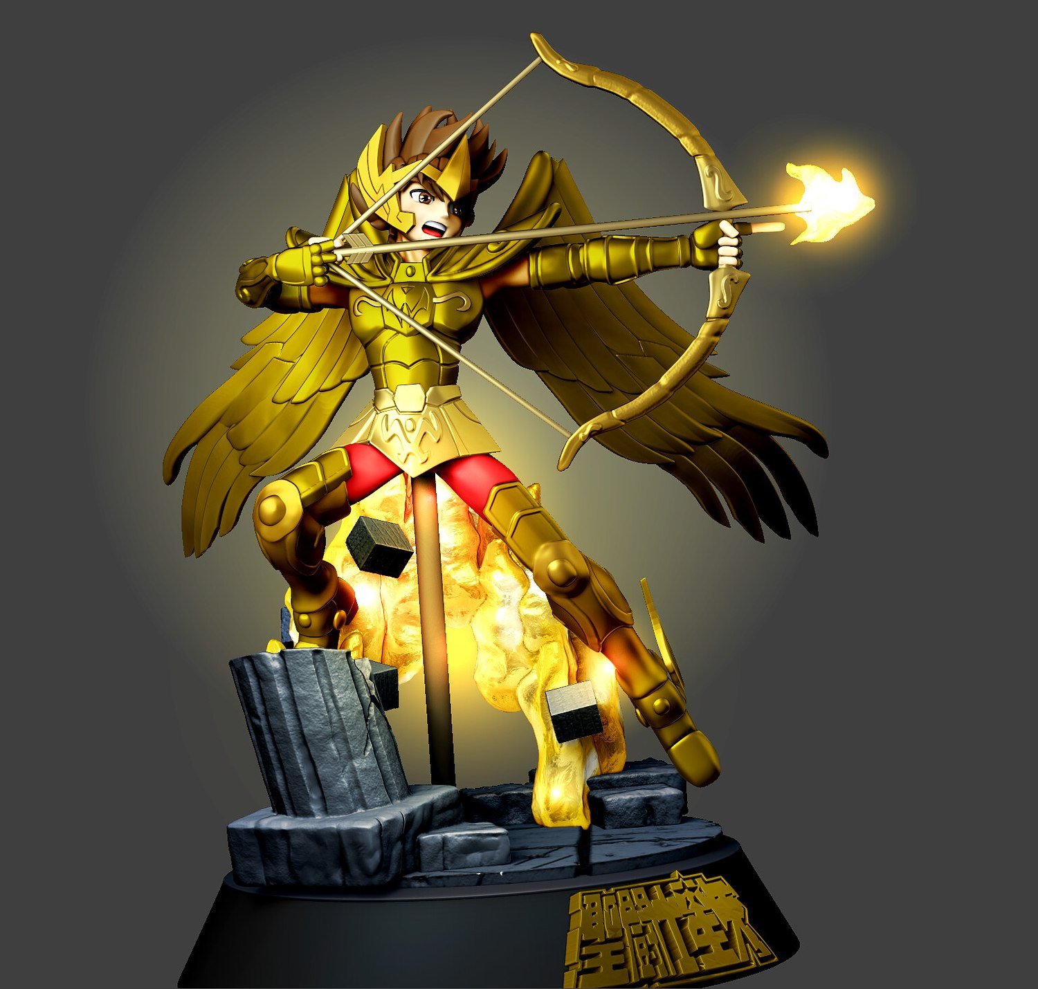 Sagittarius Seiya From Saint Seiya STL FILE 3D model