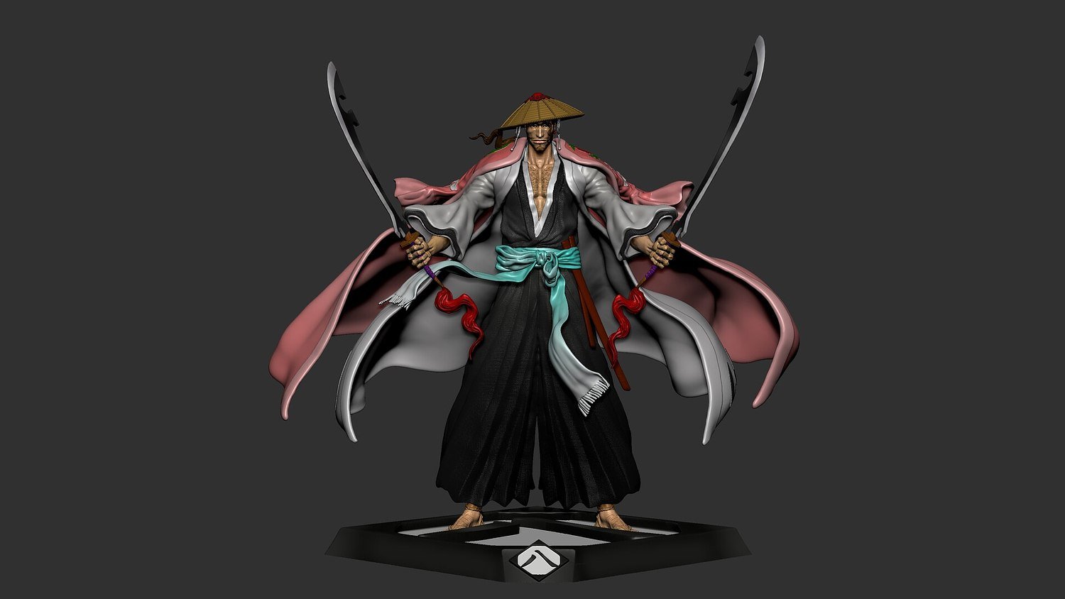 Kyouraku Shunsui From Bleach STL FILE 3D model