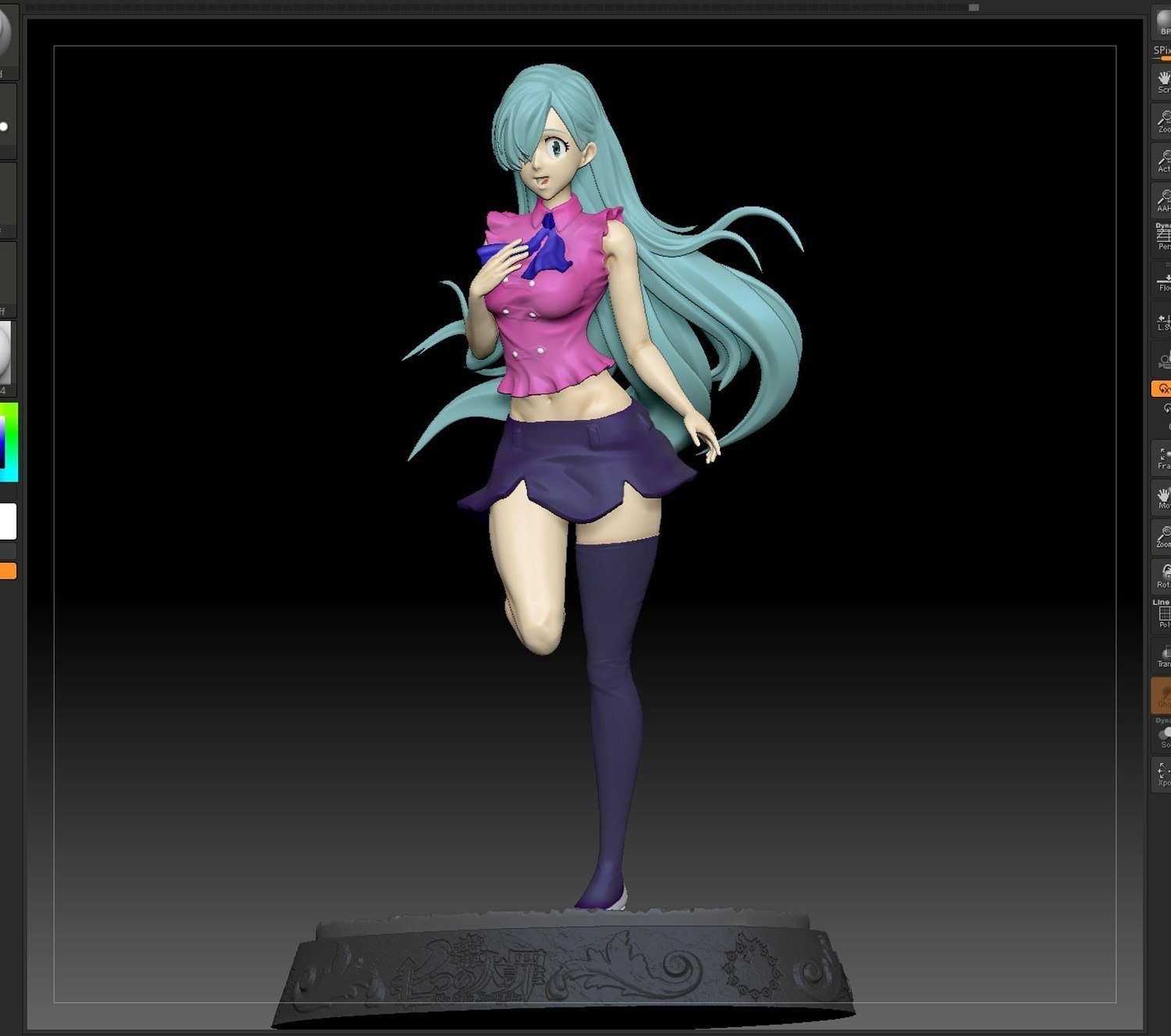 Elizabeth From Seven Deadly Sins STL FILE 3D model