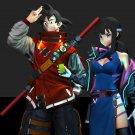Goku and Chichi Cyperbunk STL FILE 3D model