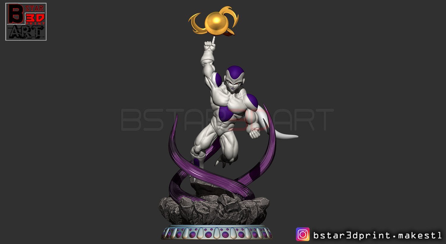 Super Frieza From Dragonball STL FILE 3D model