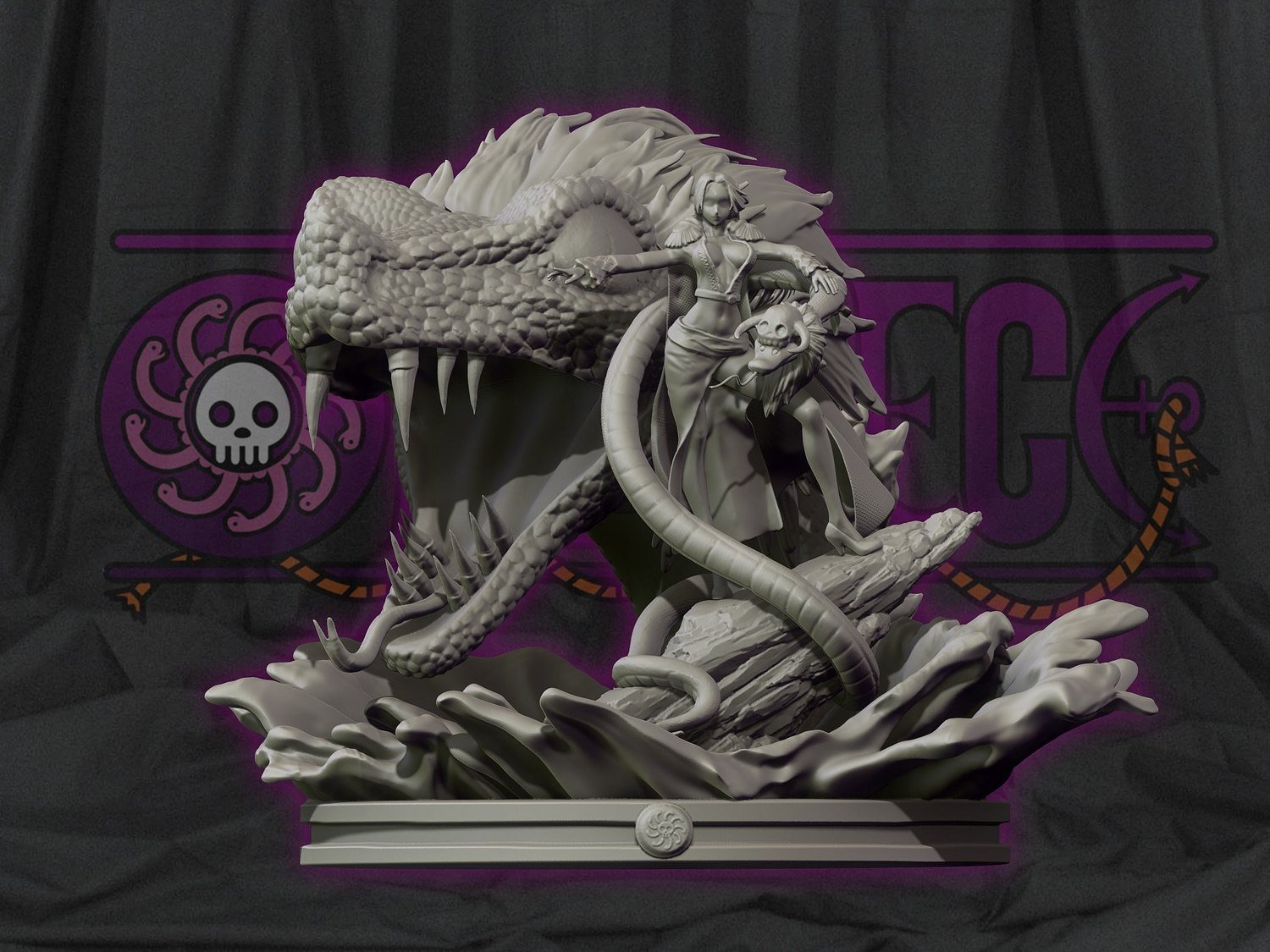 Boa Hancock V4 From OnePiece STL FILE 3D model