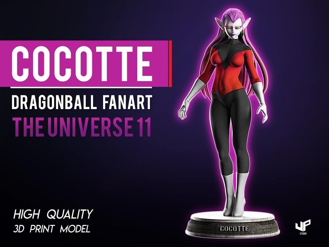 Cocotte From DragonBall STL FILE 3D model