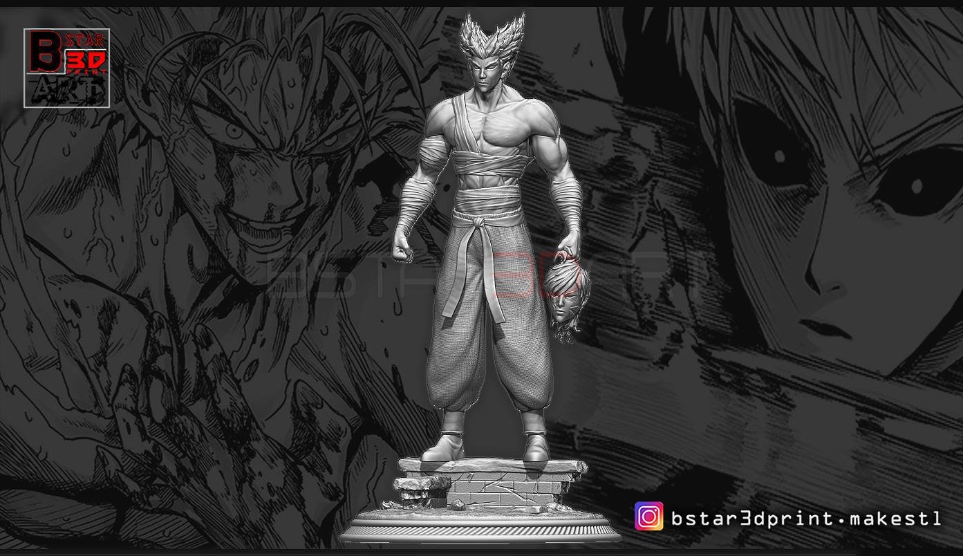 Garou From One Punch Man STL FILE 3D model