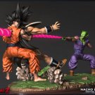 Goku and Piccolo fighting with Raditz Diorama STL FILE 3D model