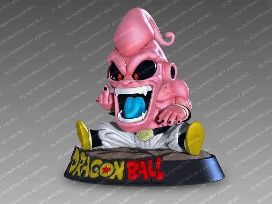 Majin Boo Chibi Version From DragonBall STL FILE 3D model