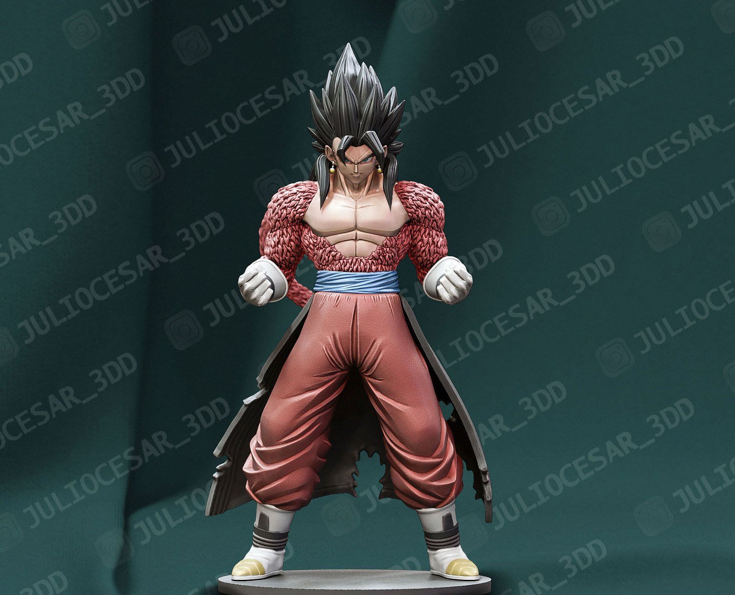 Xeno Vegito Super Saiyan 4 from Dragonball STL FILE 3D model