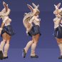 Rumi Usagiyama School Girl Fanart STL FILE 3D model