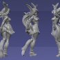 Rumi Usagiyama School Girl Fanart STL FILE 3D model