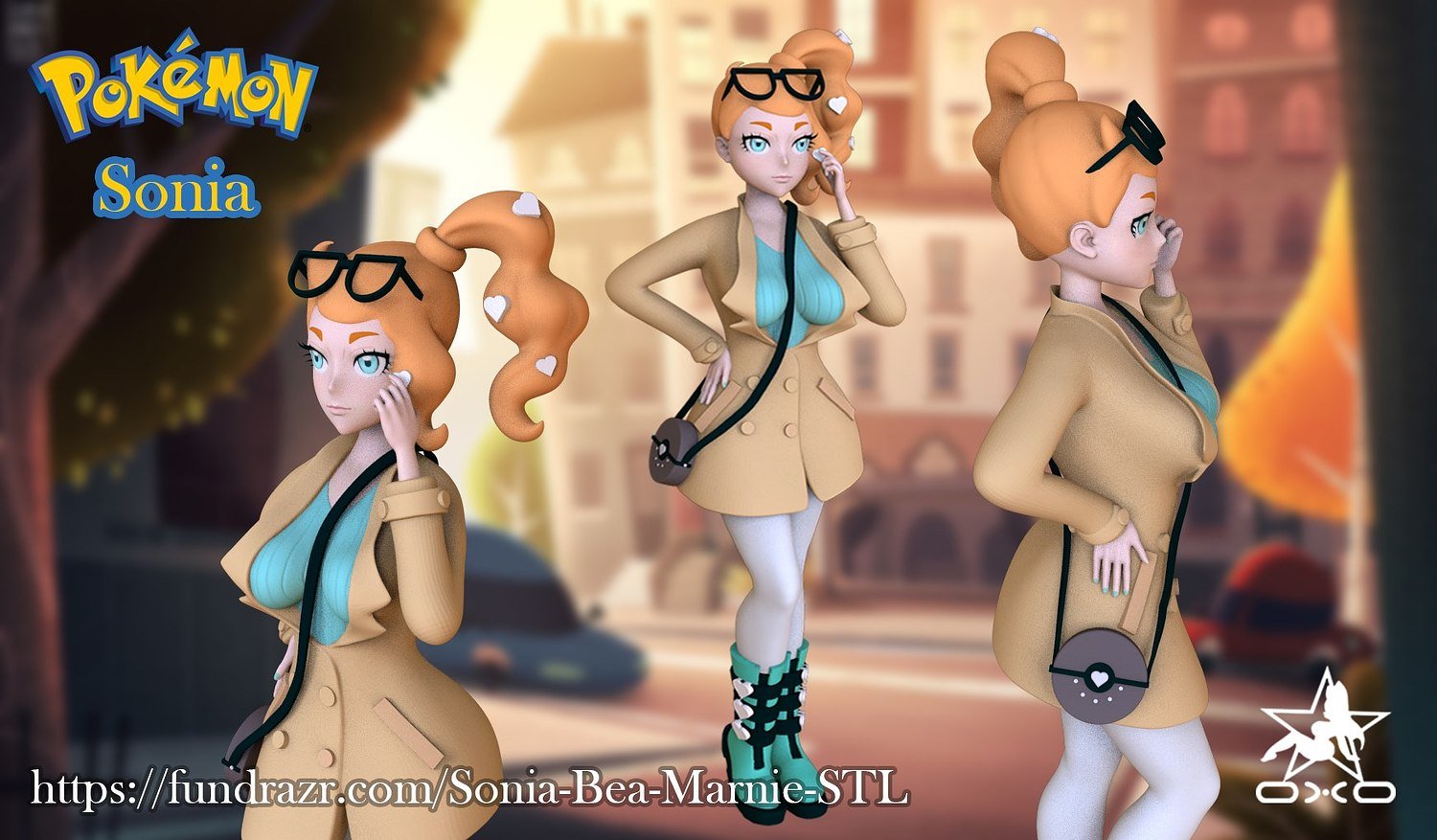 Sonia From Pokemon STL FILE 3D model