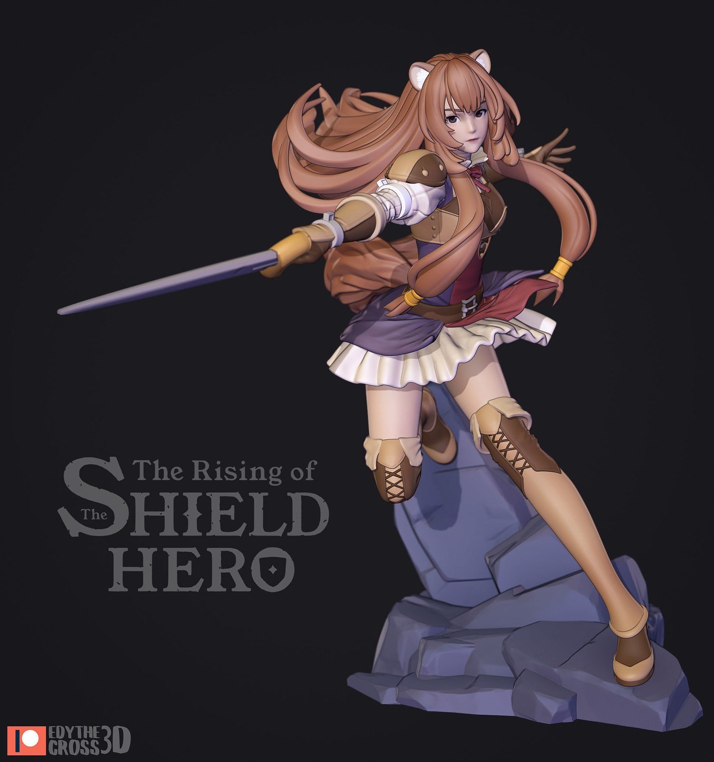 Raphtalia from The Rising of the Shield Hero STL FILE 3D model