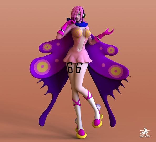 Reiju From OnePiece STL FILE 3D model