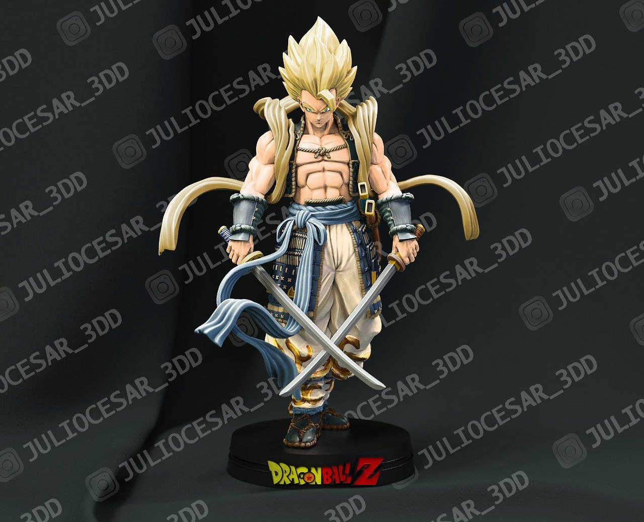Gogeta Shogun from Dragonball STL FILE 3D model