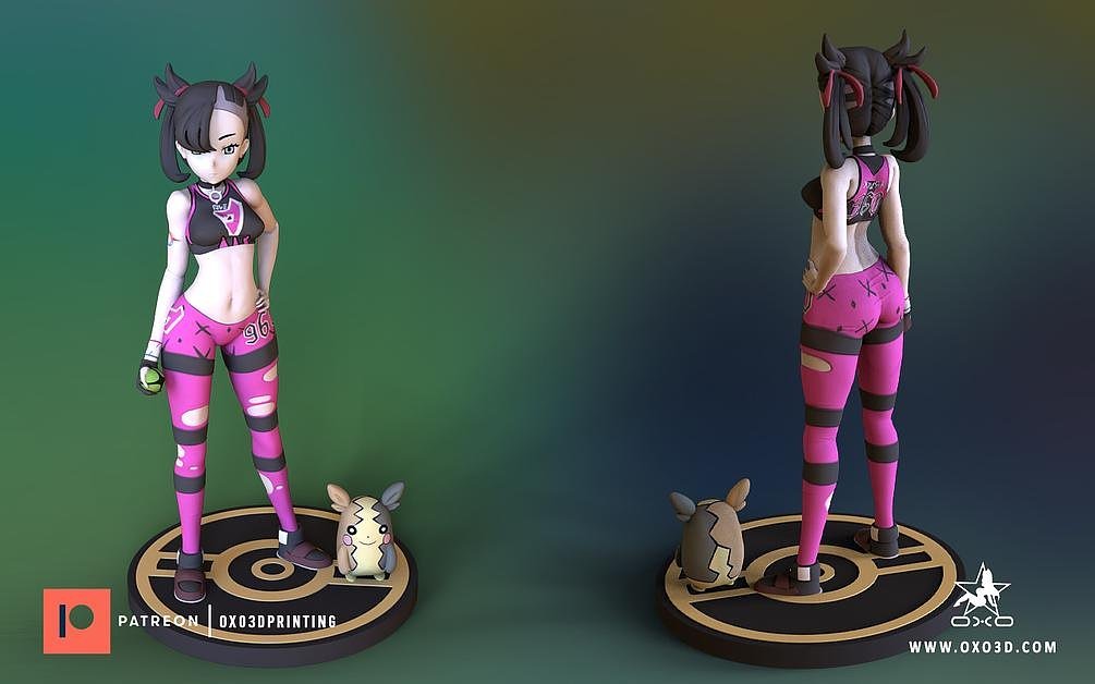 Marnie From Pokemon STL FILE 3D model