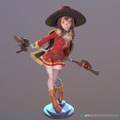 Megumin and Chomusuke From Konosuba STL FILE 3D model
