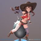 Megumin and Chomusuke V2 From Konosuba STL FILE 3D model
