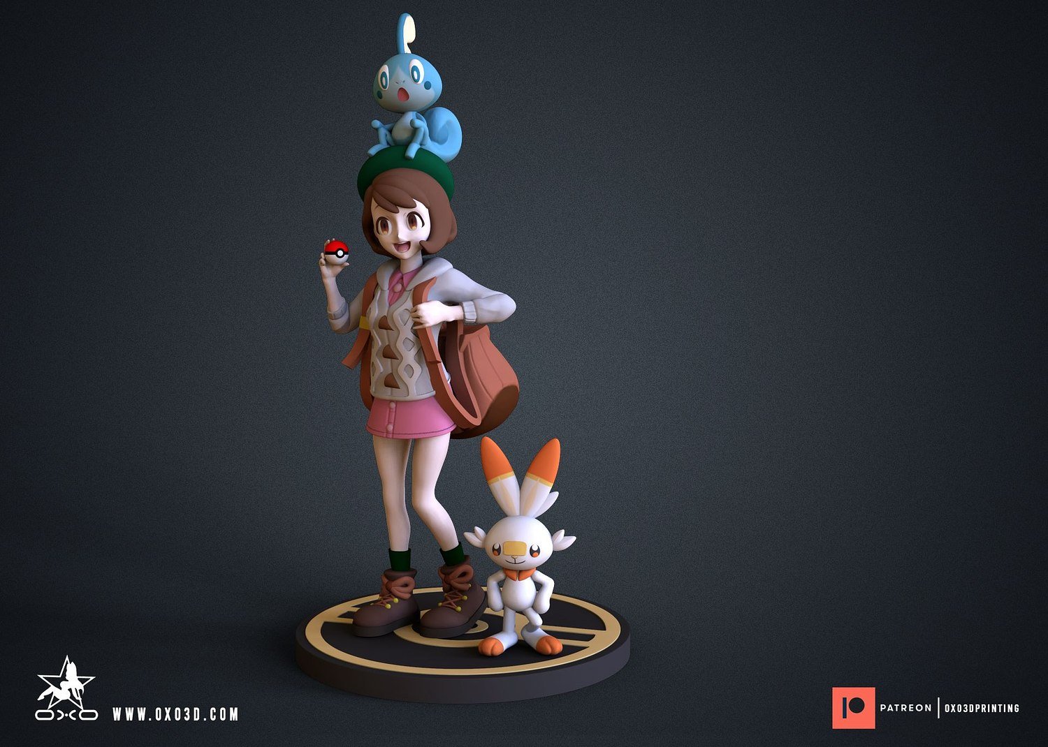 Gloria From Pokemon STL FILE 3D model